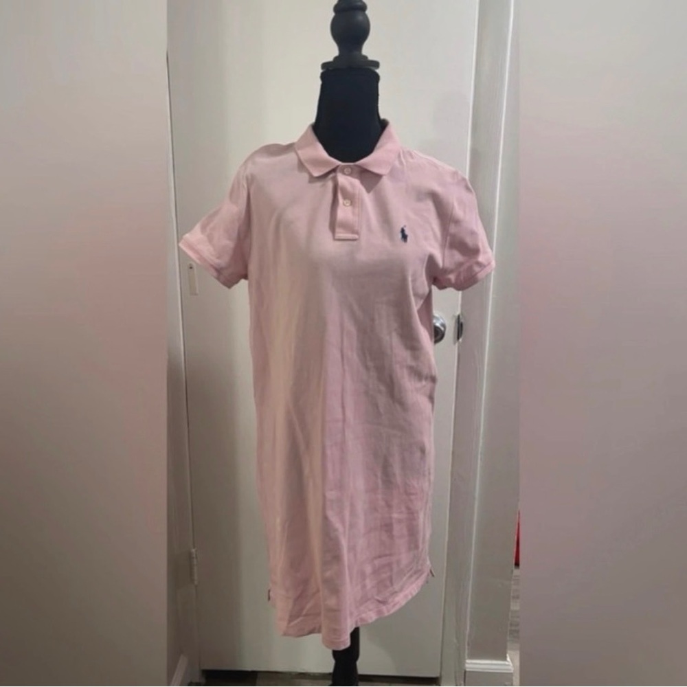 Polo by Ralph Lauren Light Pink Polo Midi Dress